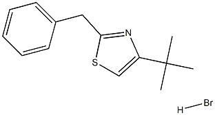 2-benzyl-4-(tert-butyl)-1,3-thiazole hydrobromide,,结构式