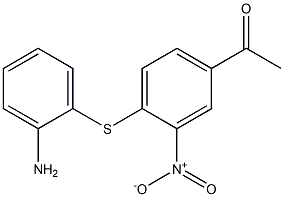 1-{4-[(2-aminophenyl)thio]-3-nitrophenyl}ethan-1-one