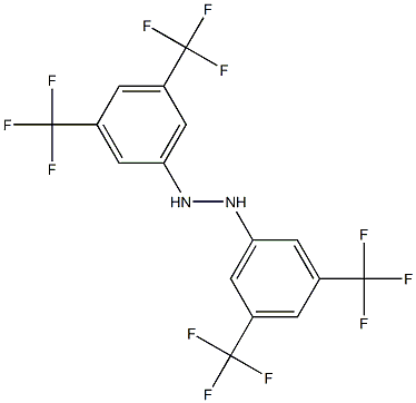 1,2-di[3,5-di(trifluoromethyl)phenyl]hydrazine,,结构式