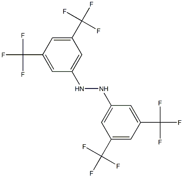 1,2-di[3,5-di(trifluoromethyl)phenyl]hydrazine Structure