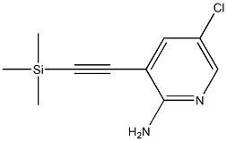 5-chloro-3-[2-(trimethylsilyl)ethynyl]-2-pyridinamine