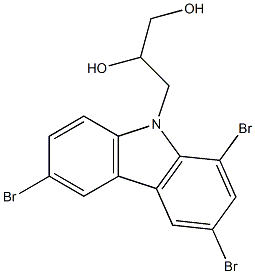 3-(1,3,6-tribromo-9H-carbazol-9-yl)propane-1,2-diol