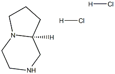 (8aS)-octahydropyrrolo[1,2-a]pyrazine dihydrochloride 结构式