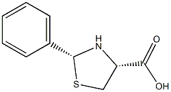 (2R,4R)-2-phenyl-1,3-thiazolane-4-carboxylic acid Structure