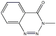 3-methyl-1,2,3-benzotriazin-4(3H)-one Structure