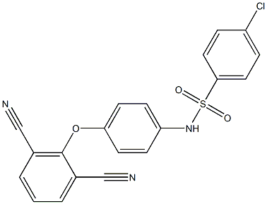 N1-[4-(2,6-dicyanophenoxy)phenyl]-4-chlorobenzene-1-sulfonamide