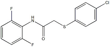 N1-(2,6-difluorophenyl)-2-[(4-chlorophenyl)thio]acetamide|