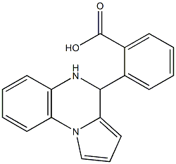 2-(4,5-dihydropyrrolo[1,2-a]quinoxalin-4-yl)benzoic acid Structure