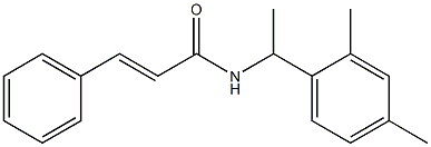 N1-[1-(2,4-dimethylphenyl)ethyl]-3-phenylacrylamide Structure