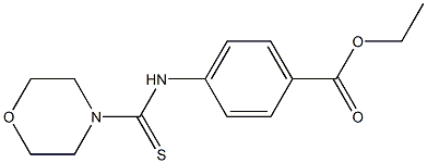 ethyl 4-[(morpholinocarbothioyl)amino]benzoate Structure