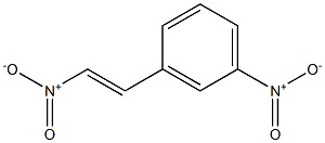 1-nitro-3-[(E)-2-nitrovinyl]benzene Structure