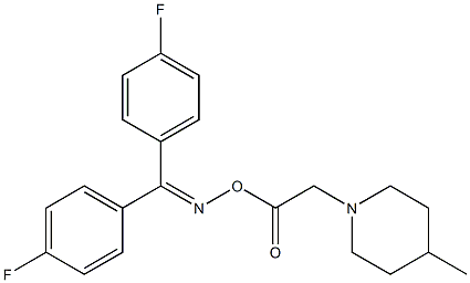 1-[2-({[bis(4-fluorophenyl)methylene]amino}oxy)-2-oxoethyl]-4-methylpiperidine