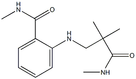  2-{[2,2-dimethyl-3-(methylamino)-3-oxopropyl]amino}-N-methylbenzenecarboxamide