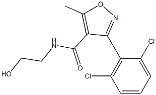 N4-(2-hydroxyethyl)-3-(2,6-dichlorophenyl)-5-methylisoxazole-4-carboxamide