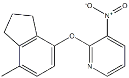 2-[(7-methyl-2,3-dihydro-1H-inden-4-yl)oxy]-3-nitropyridine|