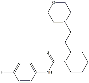 N1-(4-fluorophenyl)-2-(2-morpholinoethyl)piperidine-1-carbothioamide Structure