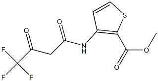 methyl 3-[(4,4,4-trifluoro-3-oxobutanoyl)amino]thiophene-2-carboxylate