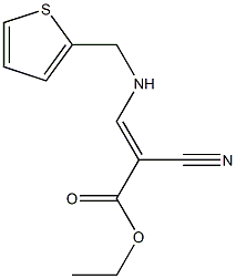 ethyl 2-cyano-3-[(2-thienylmethyl)amino]acrylate