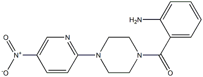 (2-aminophenyl)[4-(5-nitro-2-pyridyl)piperazino]methanone