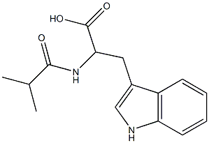 3-(1H-indol-3-yl)-2-(isobutyrylamino)propanoic acid|