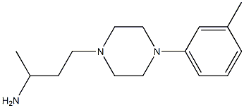 1-methyl-3-[4-(3-methylphenyl)piperazin-1-yl]propylamine Structure