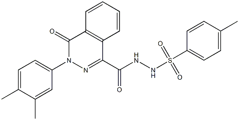 N'-{[3-(3,4-dimethylphenyl)-4-oxo-3,4-dihydro-1-phthalazinyl]carbonyl}-4-methylbenzenesulfonohydrazide