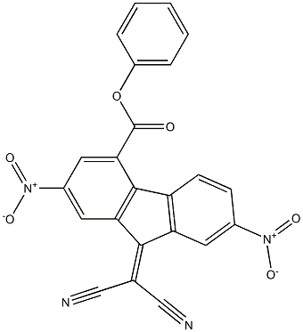 phenyl 9-(dicyanomethylidene)-2,7-dinitro-9H-fluorene-4-carboxylate|