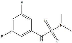 N'-(3,5-difluorophenyl)-N,N-dimethylsulfamide Structure