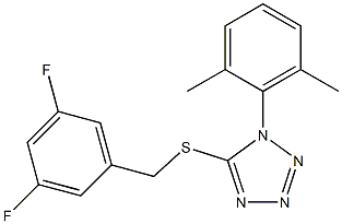 5-[(3,5-difluorobenzyl)thio]-1-(2,6-dimethylphenyl)-1H-1,2,3,4-tetraazole