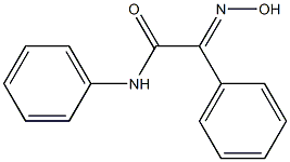 N1,2-diphenyl-2-hydroxyiminoacetamide,,结构式