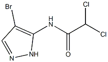 N1-(4-bromo-1H-pyrazol-5-yl)-2,2-dichloroacetamide Structure