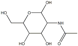 N1-[2,4,5-trihydroxy-6-(hydroxymethyl)tetrahydro-2H-pyran-3-yl]acetamide Structure