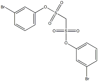 di(3-bromophenyl) methanedisulfonate Struktur