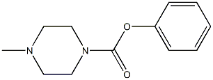 phenyl 4-methylpiperazine-1-carboxylate,,结构式