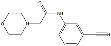 N1-(3-cyanophenyl)-2-morpholinoacetamide