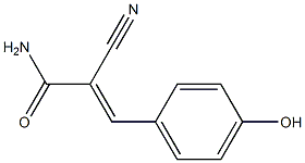 2-cyano-3-(4-hydroxyphenyl)acrylamide