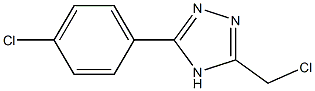 3-(chloromethyl)-5-(4-chlorophenyl)-4H-1,2,4-triazole