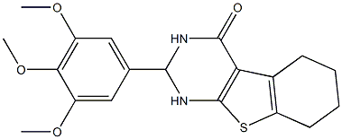 2-(3,4,5-trimethoxyphenyl)-1,2,3,4,5,6,7,8-octahydrobenzo[4,5]thieno[2,3-d]pyrimidin-4-one