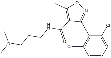  N4-[3-(dimethylamino)propyl]-3-(2,6-dichlorophenyl)-5-methylisoxazole-4-carboxamide