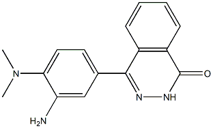 4-[3-amino-4-(dimethylamino)phenyl]-1,2-dihydrophthalazin-1-one,,结构式