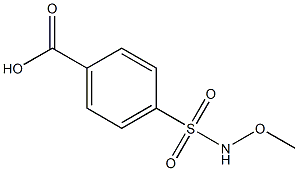 4-[(methoxyamino)sulfonyl]benzoic acid