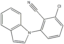 2-chloro-6-(1H-indol-1-yl)benzenecarbonitrile