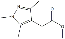 methyl (1,3,5-trimethyl-1H-pyrazol-4-yl)acetate Struktur