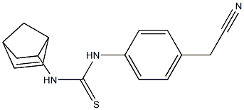 N-bicyclo[2.2.1]hept-5-en-2-yl-N'-[4-(cyanomethyl)phenyl]thiourea