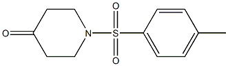 1-[(4-methylphenyl)sulfonyl]piperidin-4-one Struktur