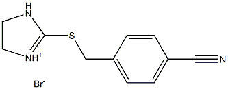 2-[(4-cyanobenzyl)thio]-4,5-dihydro-1H-imidazol-3-ium bromide