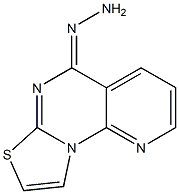 5H-pyrido[3',2':5,6]pyrimido[2,1-b][1,3]thiazol-5-one hydrazone Structure