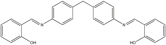 2-{[(4-{4-[(2-hydroxybenzylidene)amino]benzyl}phenyl)imino]methyl}phenol