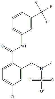 5-chloro-2-{[3-(trifluoromethyl)anilino]carbonyl}phenyl-N,N-dimethylsulfamate