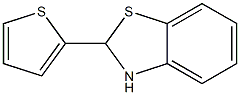 2-(2-thienyl)-2,3-dihydro-1,3-benzothiazole Struktur